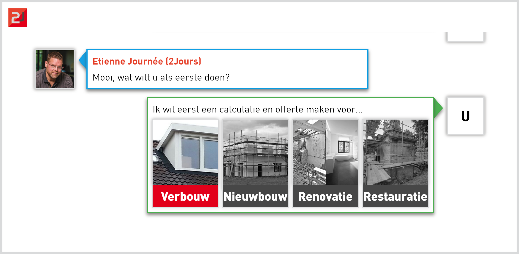 2Jours User Onboarding Prototype - Tutorial Choice