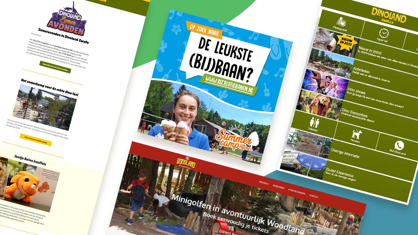 Summercamp, Dinoland, Elbobus, Woodland, compilation
